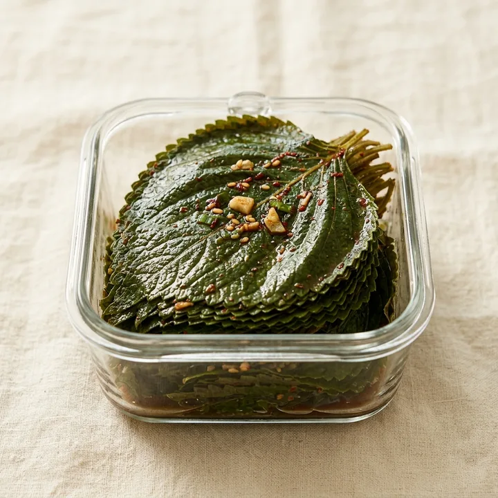 양념깻잎지